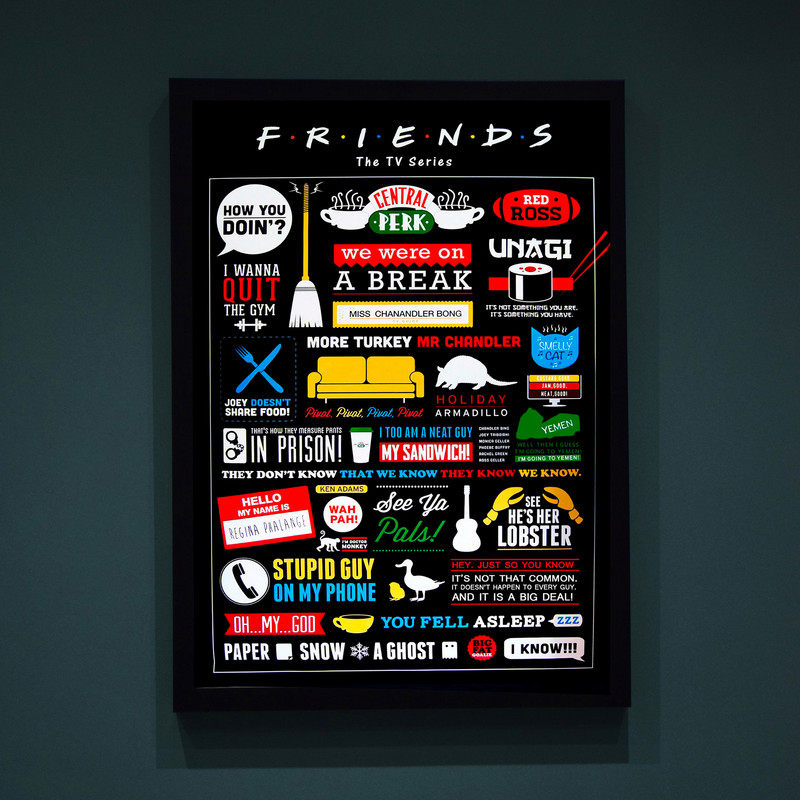 تابلو بلوویش مدل Friends - Image 3