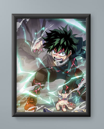 تابلو مدل انیمه ایزوکو میدوریا مای هیرو آکادمی Izuku Midoriya My Hero Academia anime 09