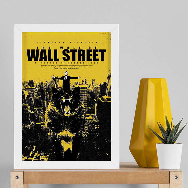 تابلو صبا طرح مدل The Wolf Of Wall Street کد MJ131343w