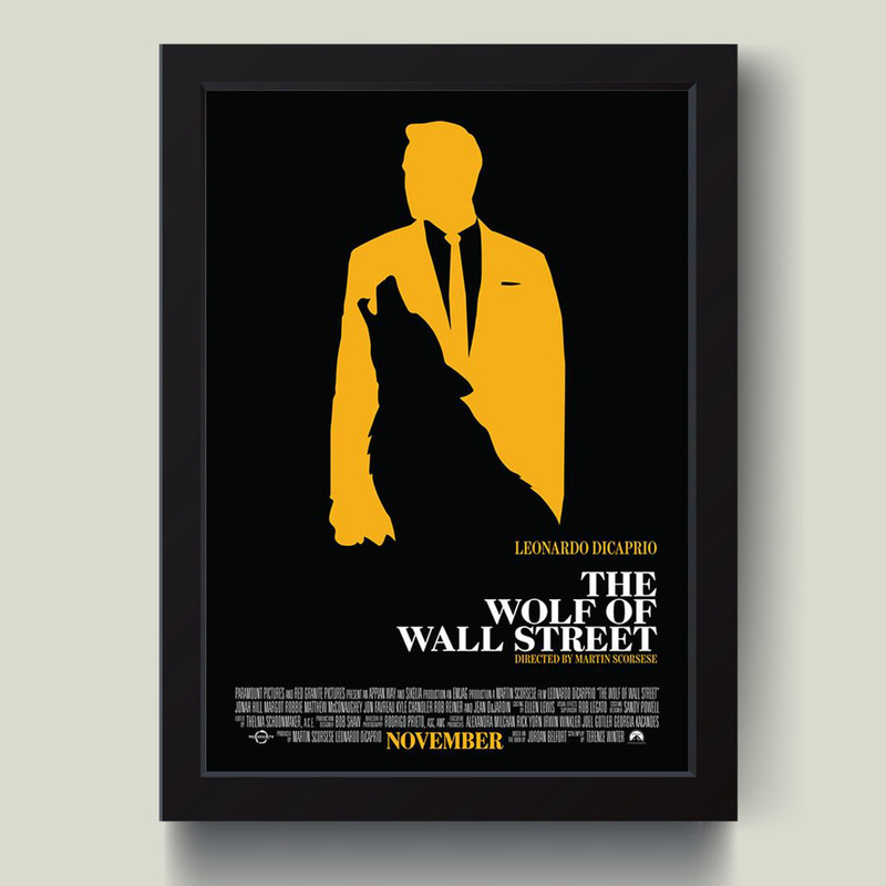 تابلو مدل Wolf of the wallstreet کد MJ131332