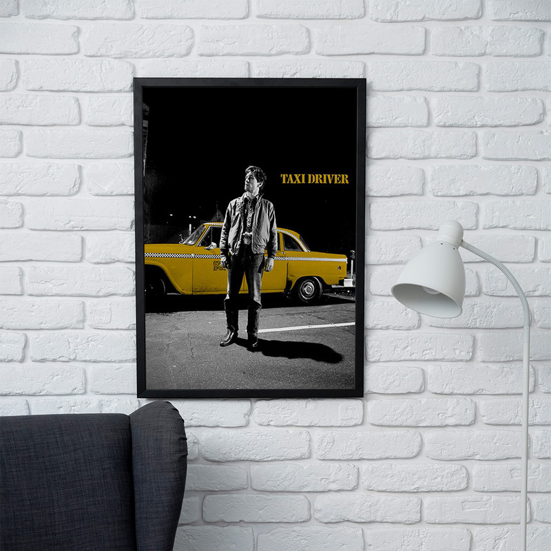 تابلو مدل دیواری طرح فیلم راننده تاکسی Taxi Driver کد FD235 - Image 2
