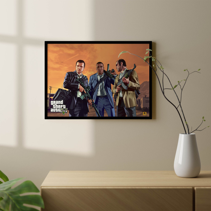 تابلو یاسین دکوراتیو مدل GTA کد G100