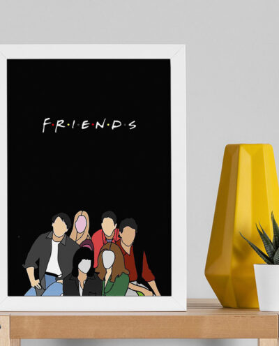 تابلو صبا طرح مدل Friends کد FD130w