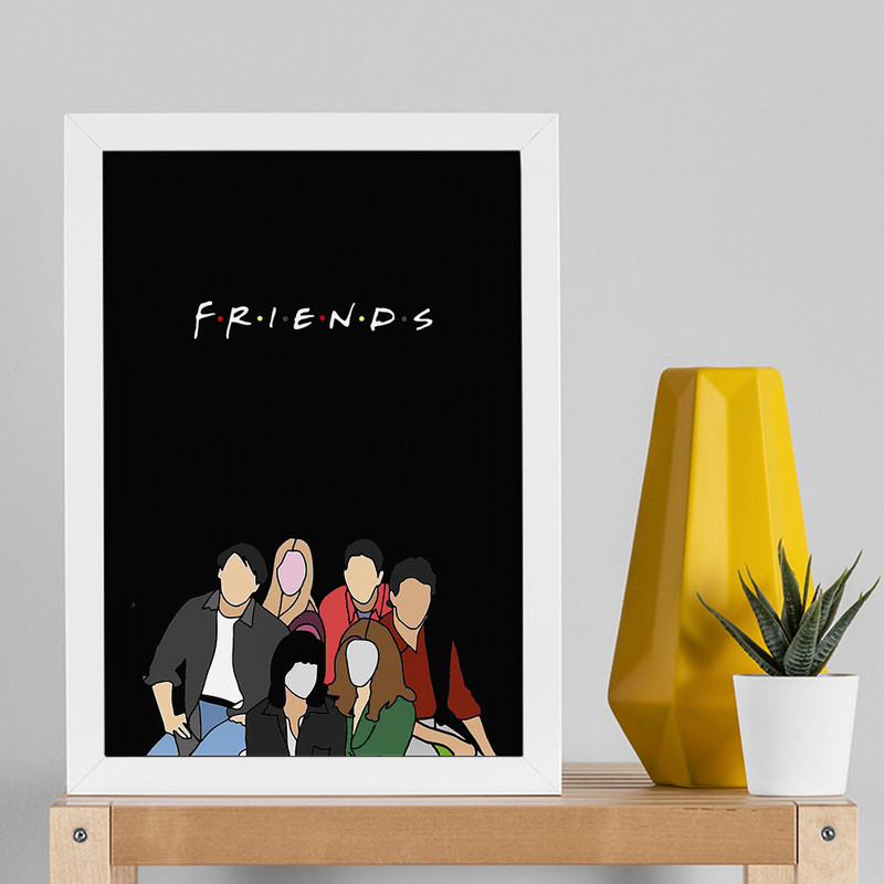 تابلو صبا طرح مدل Friends کد FD130w