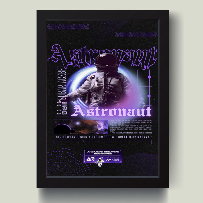 تابلو مدل Asternaut کد MJ131331