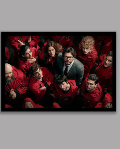 تابلو مدل سریال خانه کاغذی Money Heist کد LA-G10635-2