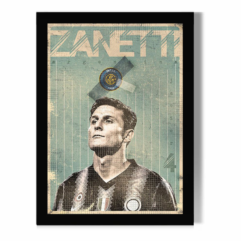 تابلو مدل دیواری طرح خاویر زانتی Javier Zanetti کد FD428