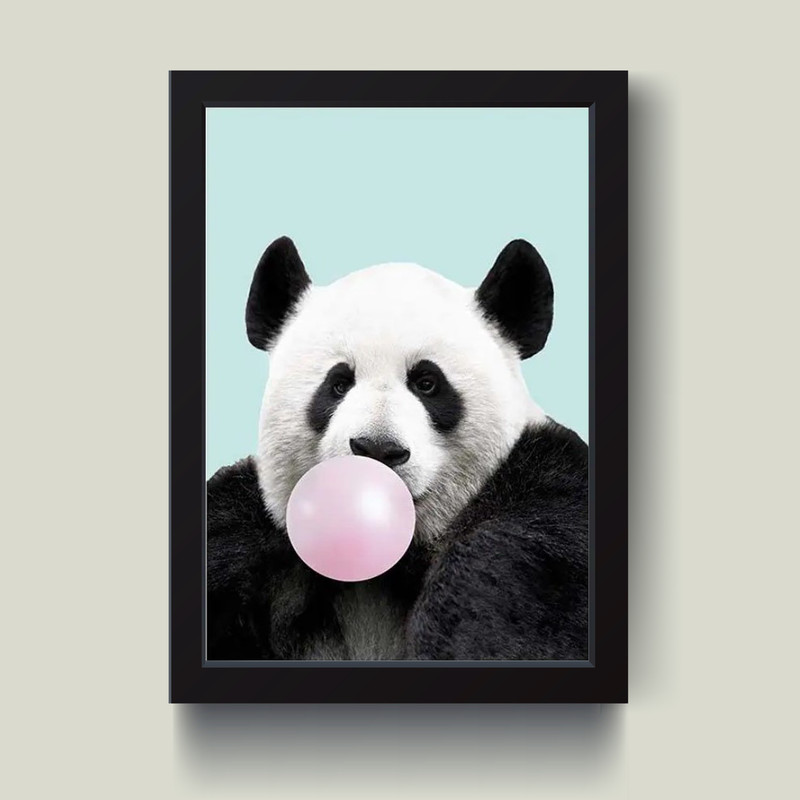 تابلو مدل دکوراتیو پاندا funny panda کد G11-03