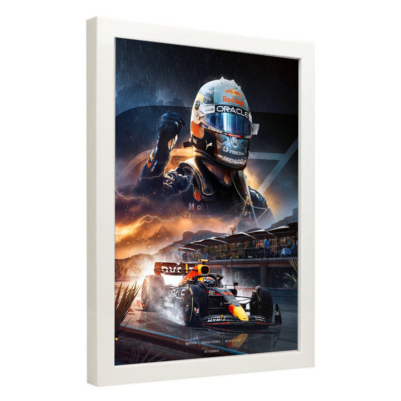 تابلو مدل فرمول یک ردبول پرز Perez کد LA-F1G1009 - Image 2