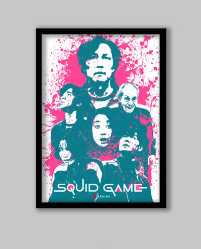 تابلو مدل سریال بازی مرکب Squid Game کد LA-G10801-2