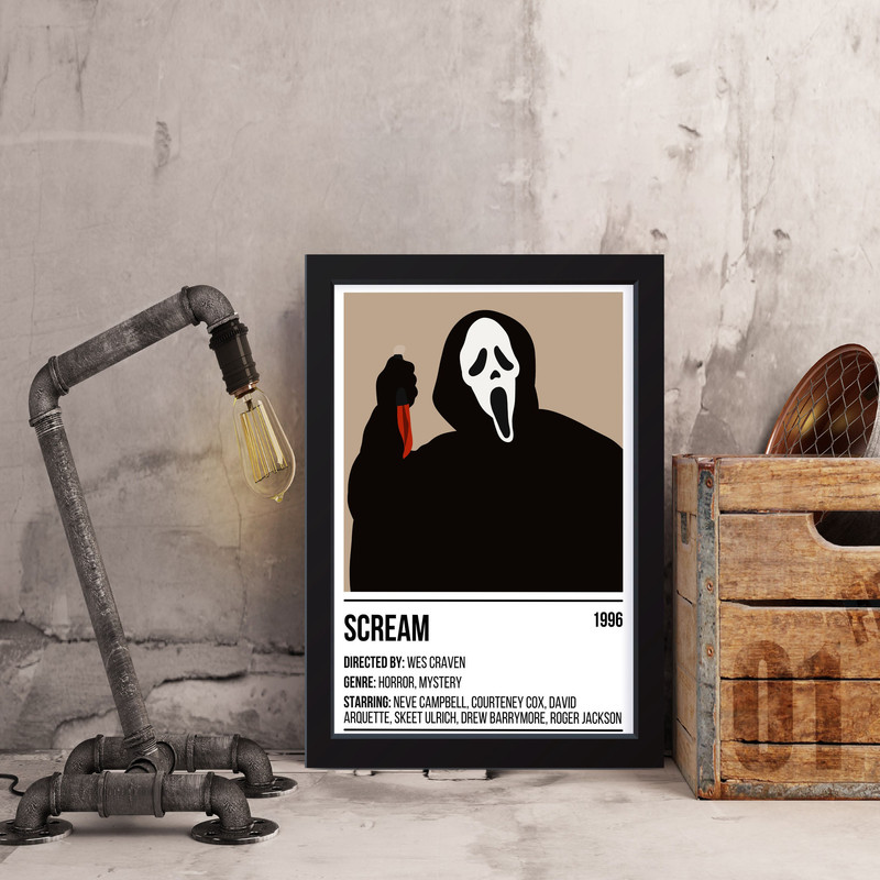 تابلو مدل مینیمال Scream کد Q15223 - Image 2