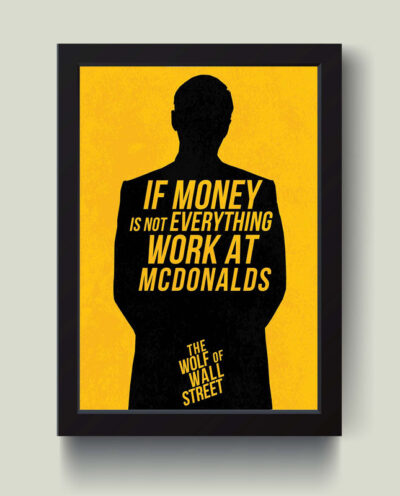 تابلو مدل Wolf of wall street کد m50308