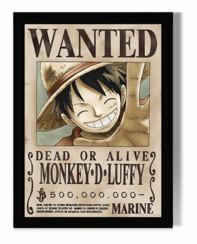 تابلو مدل monkey d luffy wanted کد Sdbt003