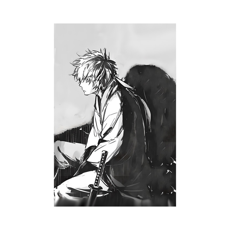 تابلو مدل انیمه ساکاتا گینتوکی گینتاما Sakata Gintoki Gintama anime 11 - Image 2