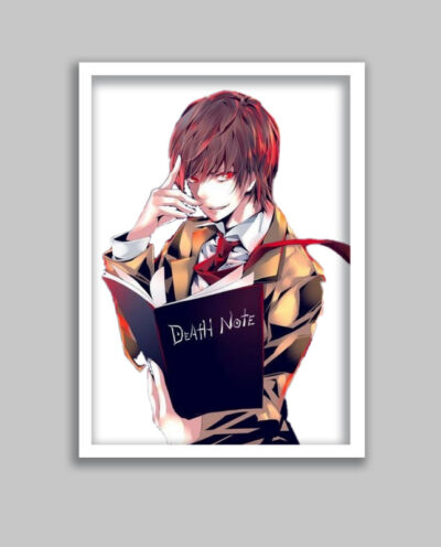 تابلو مدل انیمه دفترچه مرگ Death Note کد LA-G10536