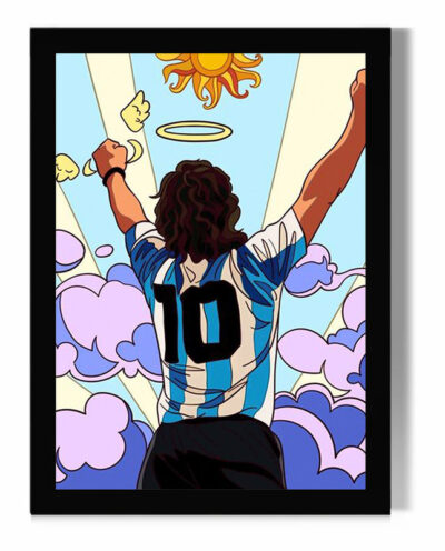 تابلو مدل دیواری طرح دیگو مارادونا Diego Maradona کد FD480