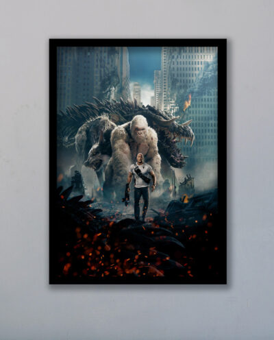 تابلو مدل فیلم Rampage دواین جانسون کد LAG10107