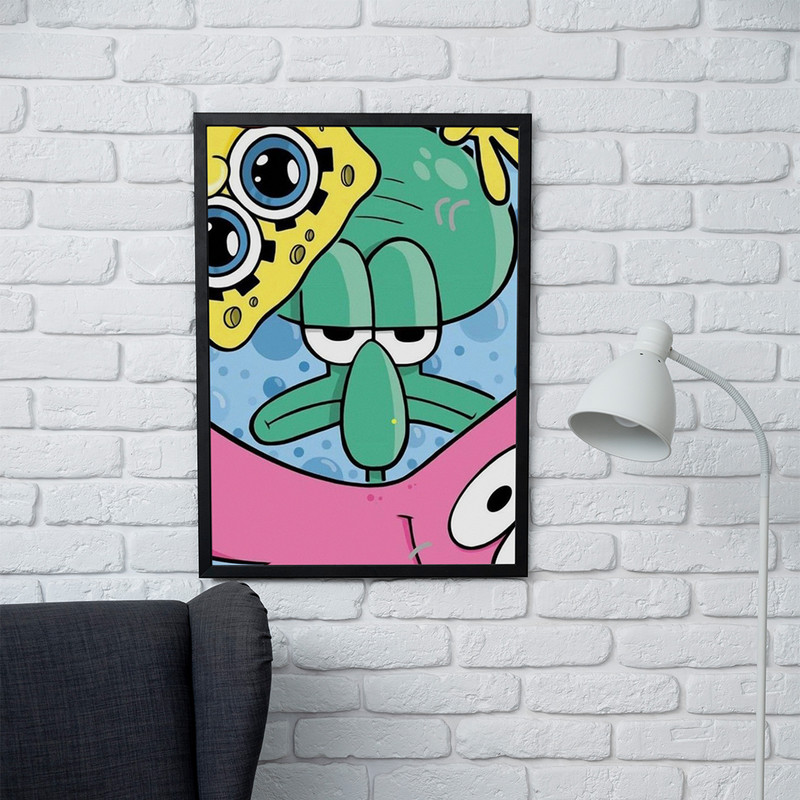 تابلو مدل دیواری انیمیشن باب اسفنجی SpongeBob کد FD273 - Image 2