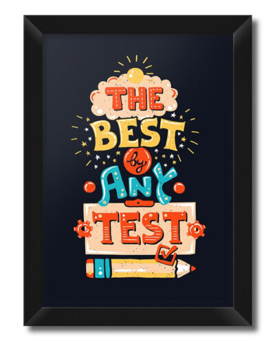 تابلو فنچ آرت طرح The Best By Any Test کد QT102H-CO