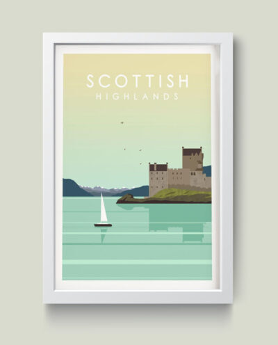 تابلو مدل Scottish کدm2624-w
