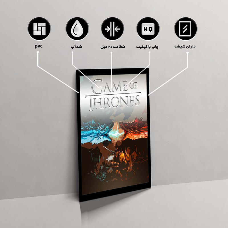 تابلو مدل Game of Thrones کد F-2283 - Image 10