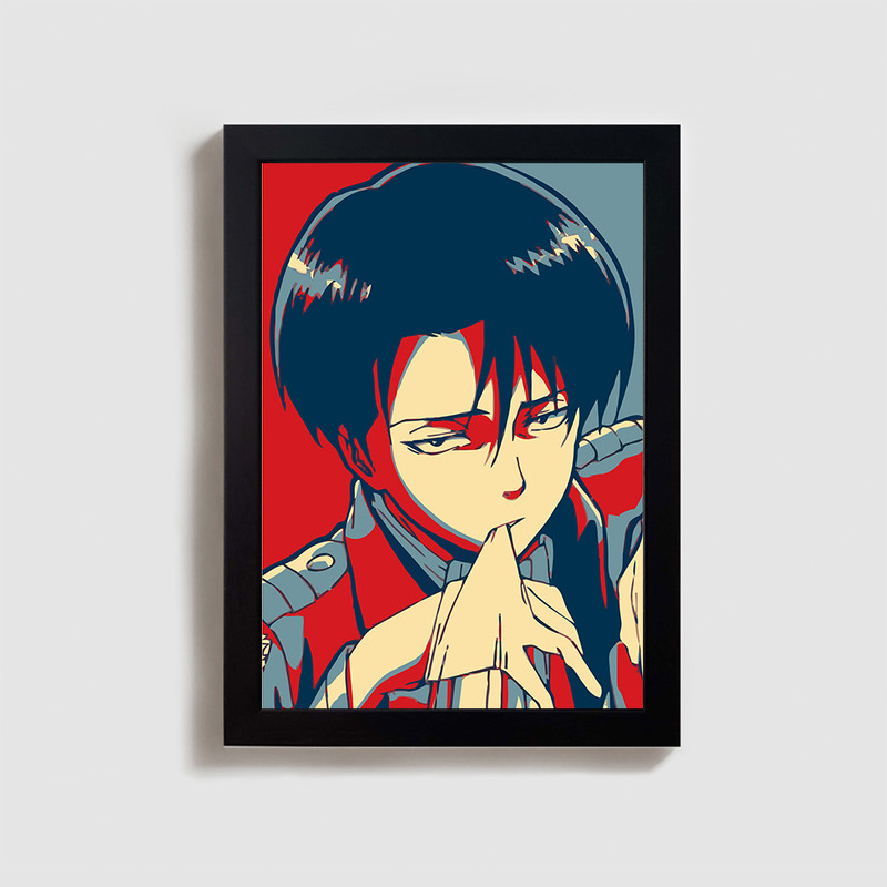 تابلو مدل اتک آن تایتان لیوای attack on titan levi کد BL35