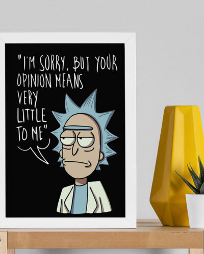تابلو صبا طرح مدل ریک اند مورتی کد sw