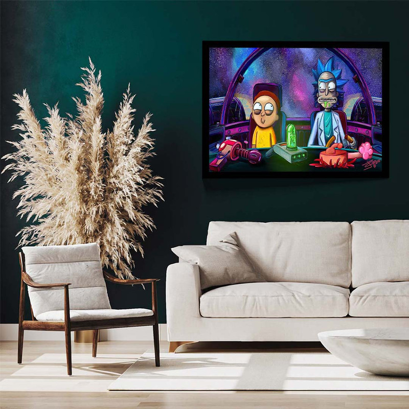 تابلو مدل rick and morty کد F-15031 - Image 3