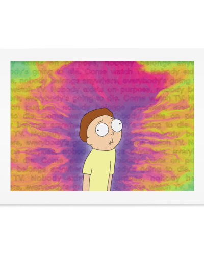 تابلو مدل Rick And Morty کد RF-5018