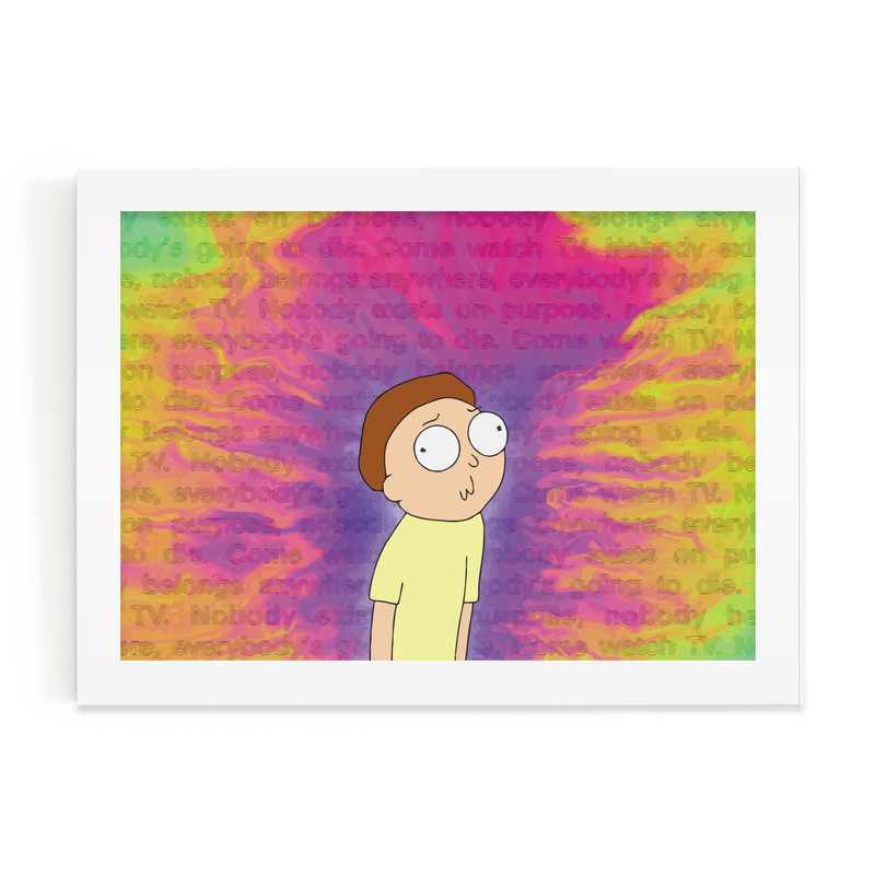 تابلو مدل Rick And Morty کد RF-5018