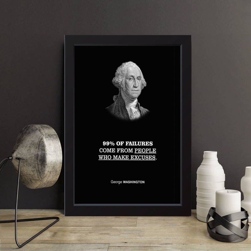تابلو مدل George Washington جورج واشنگتن کدQ2826 - Image 2