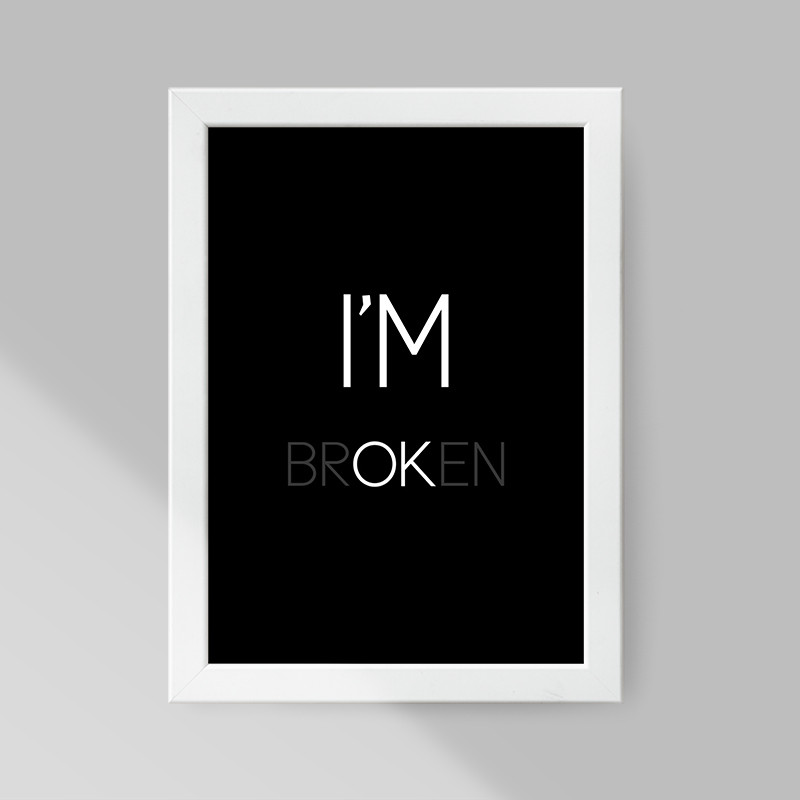 تابلو صبا طرح مدل broken کد T276w - Image 2