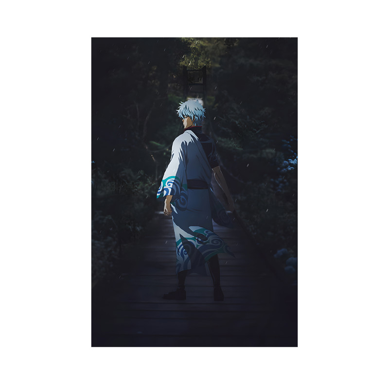 تابلو مدل انیمه ساکاتا گینتوکی گینتاما Sakata Gintoki Gintama anime 09 - Image 2