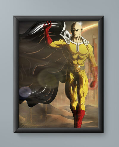 تابلو مدل سایتاما وان پانچ من 01 saitama one punch man