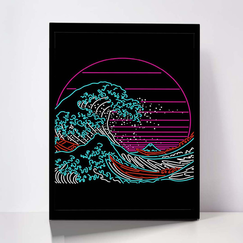 تابلو مدل GREAT WAVE کد F-7003