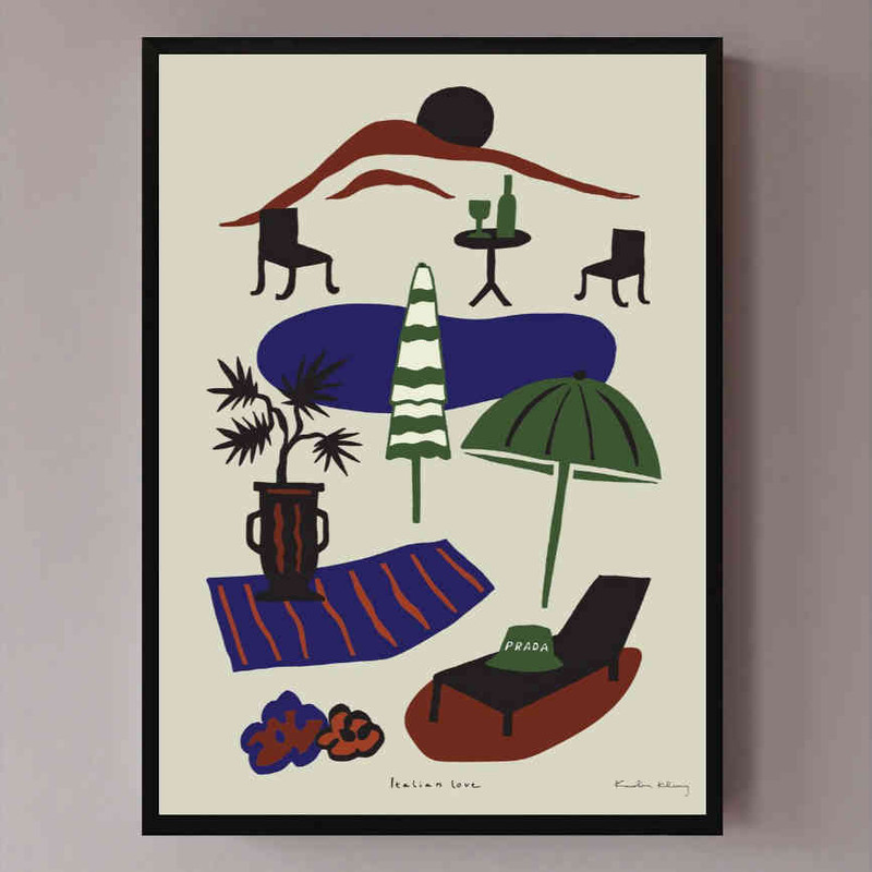 تابلو مدل Pool in prada hat کد 248901767 - Image 2