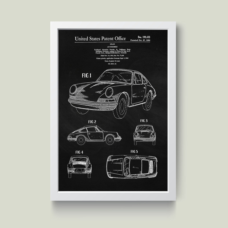 تابلو مدل Porsche پورشه کد m2647-w