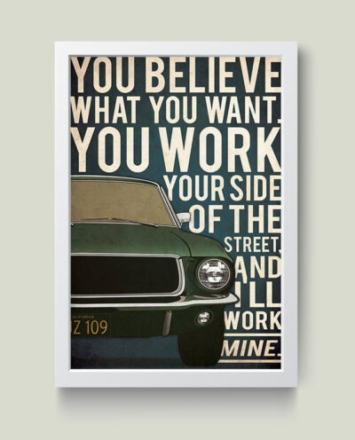 تابلو مدل Mustang کدm2414-w