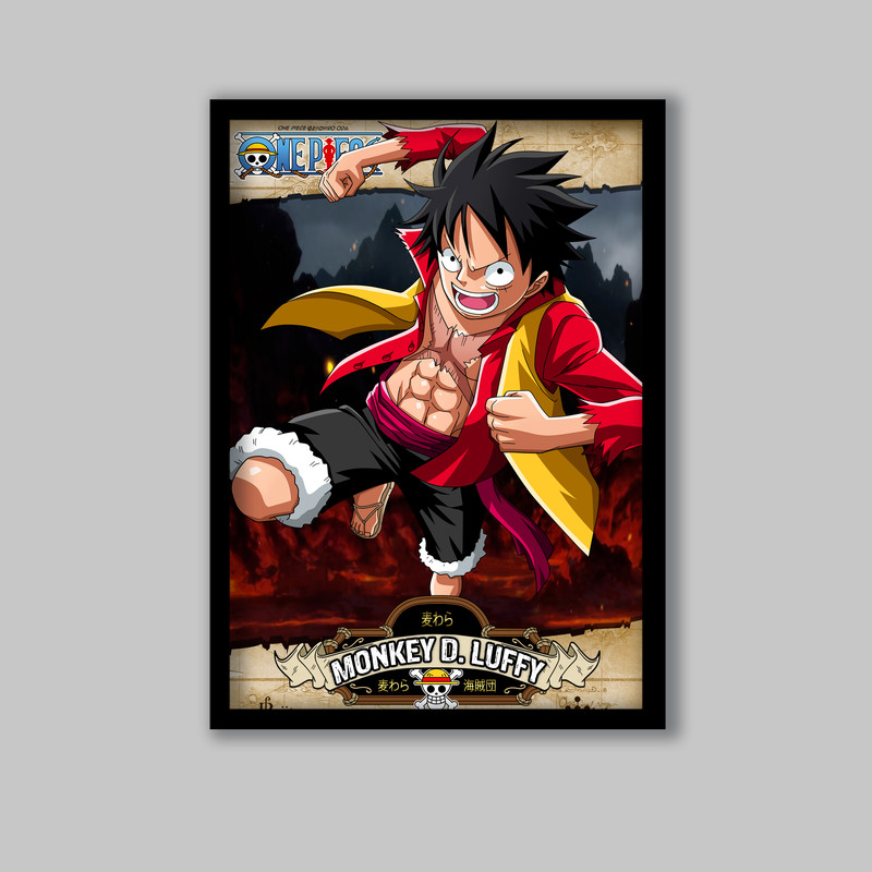تابلو مدل انیمه وان پیس One Piece کد LA-G10825-2