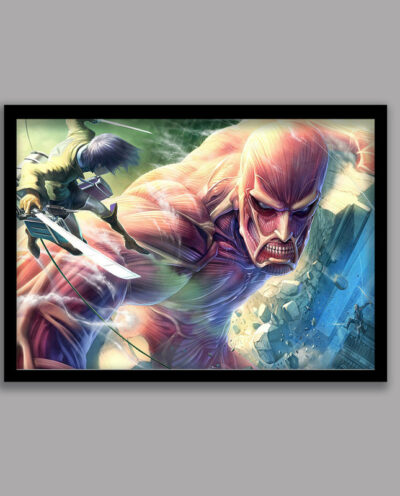 تابلو مدل انیمه اتک آن تایتان Attack on Titan کد LA-G10414-2