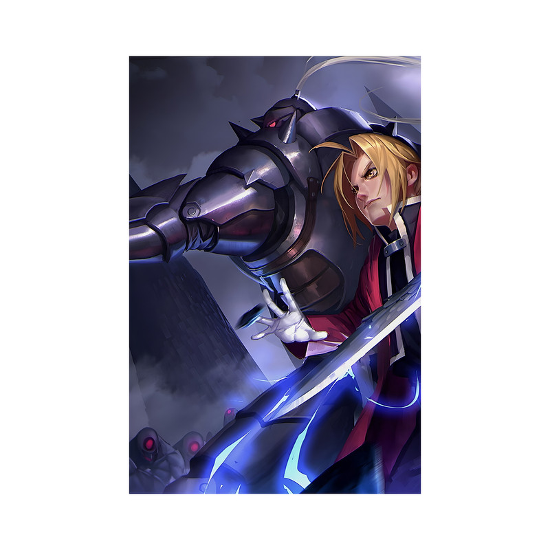 تابلو مدل انیمه ادوارد آلفونس فول متال آلکمیست 21 Edward Alphonse Fullmetal Alchemist anime - Image 2