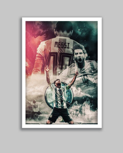 تابلو مدل لیونل مسی Lionel Messi کد LA-G10558