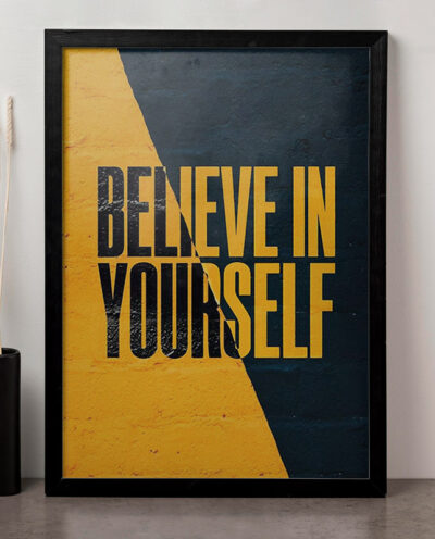 تابلو صبا مدل believe in yourself