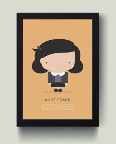 تابلو مدل مینیمال Anne Frank کد S0614-b