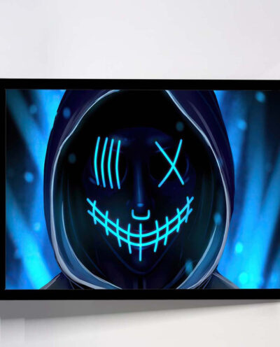 تابلو مدل neon mask کد F-14027