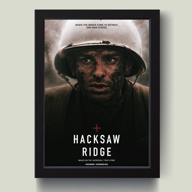 تابلو مدل Hacksaw Ridge پوستر فیلم کد ICC-S20