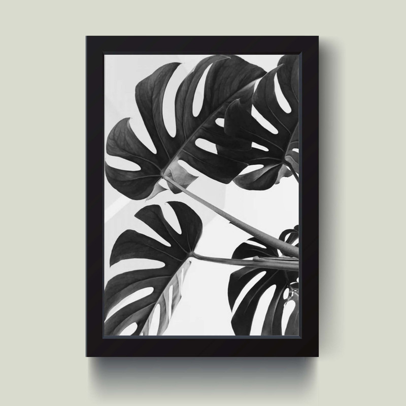 تابلو مدل مینیمال Leaf کدm2404-b