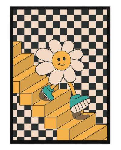 تابلو مدل Walking flower کد 248901819