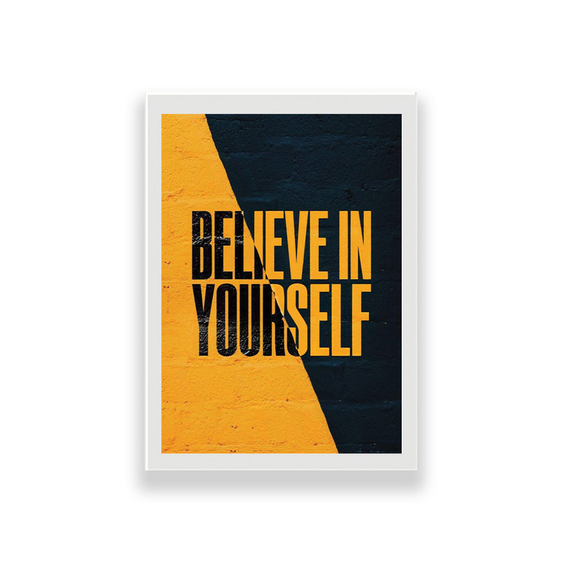 تابلو طرح انگیزشی believe in yourself - Image 2
