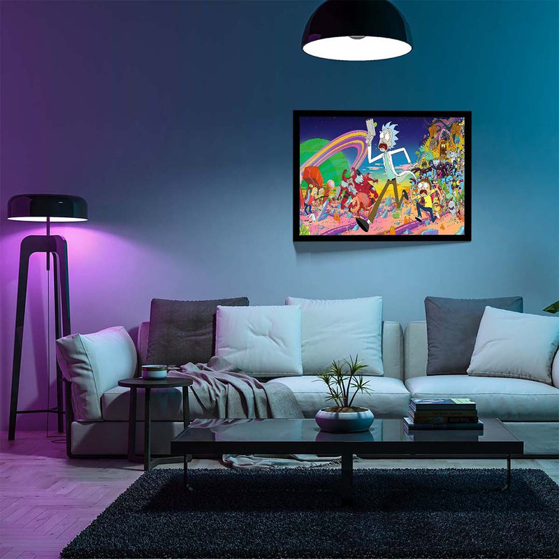 تابلو مدل rick and morty کد F-15028 - Image 7